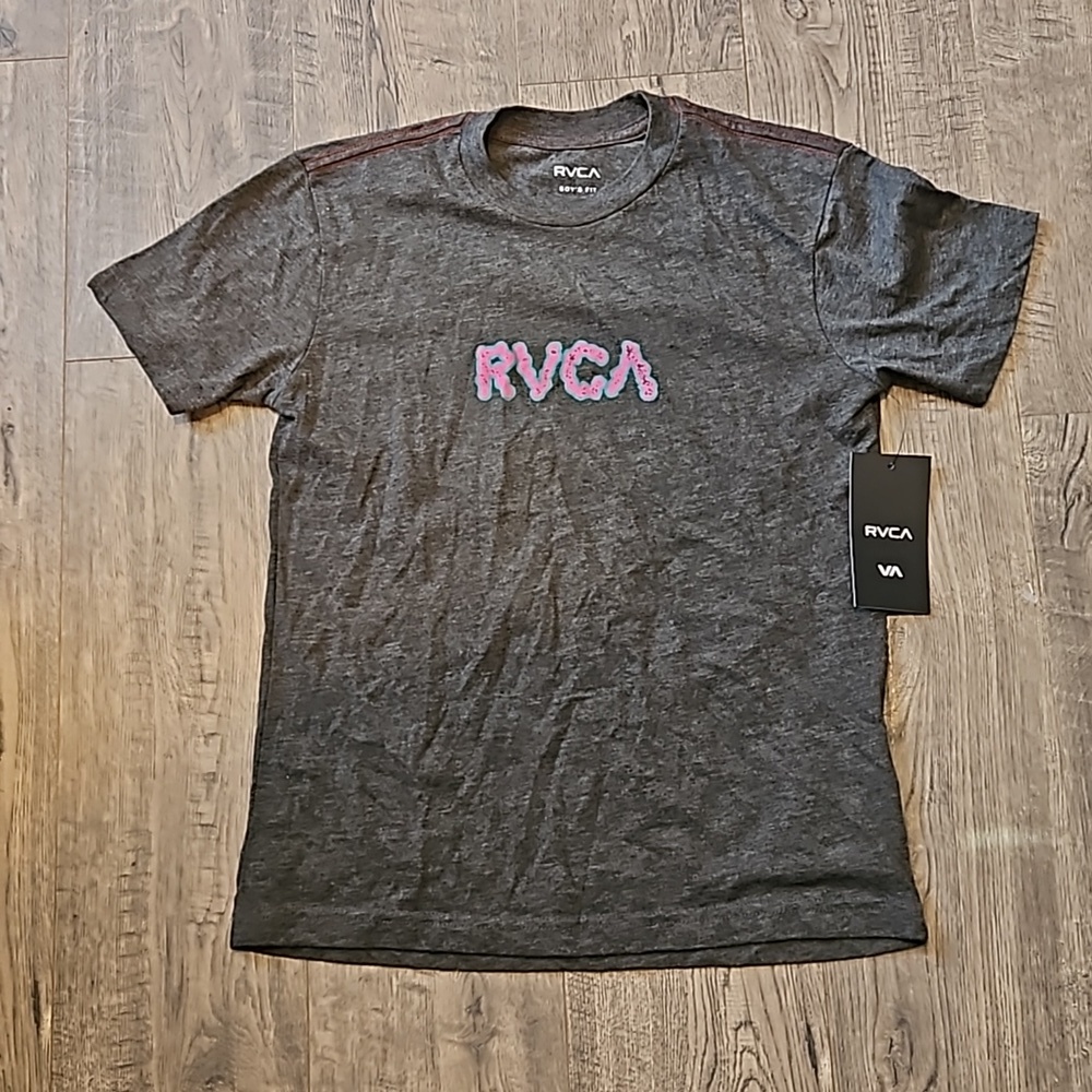 RVCA Boys Fit Small Tee Shirt Brand New With Tags